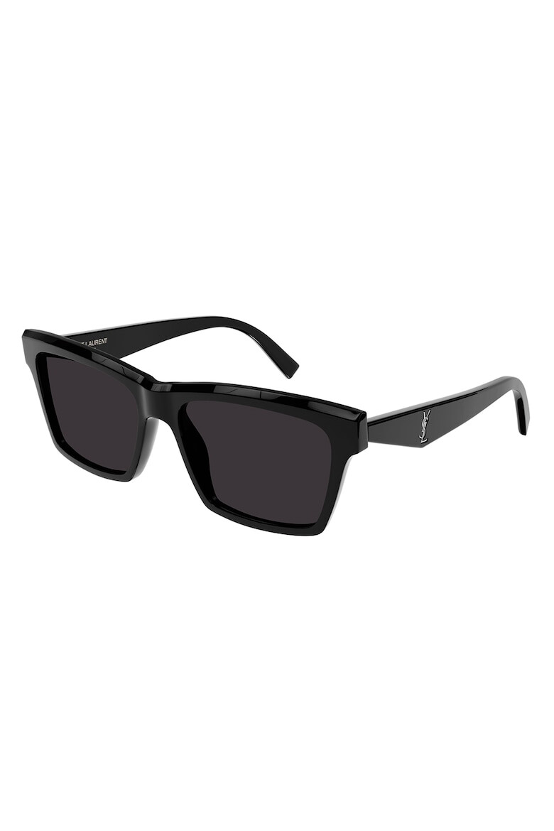 Saint Laurent Ochelari de soare dreptunghiulari cu logo - Pled.ro