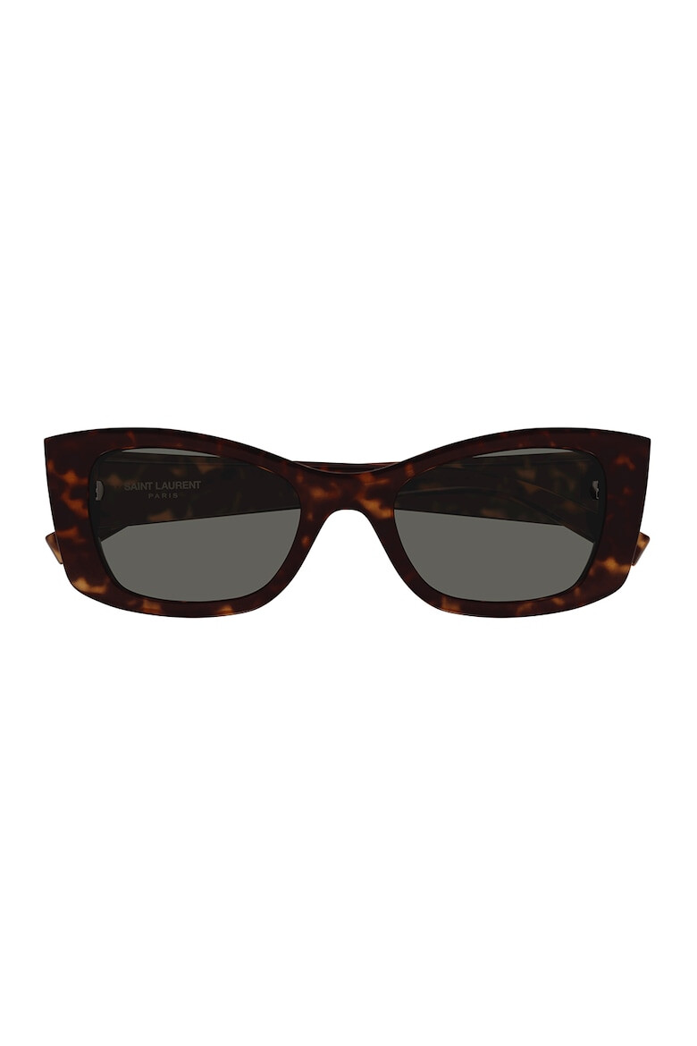 Saint Laurent Ochelari de soare dreptunghiulari cu model tortoise - Pled.ro