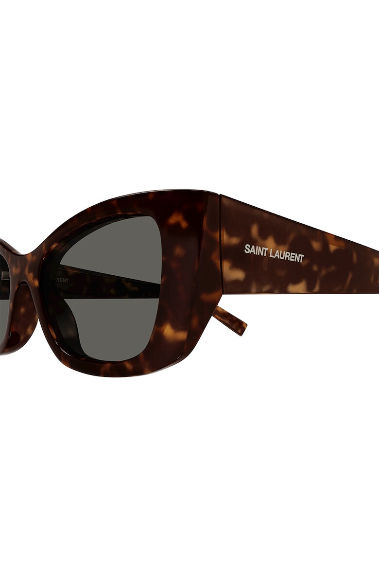 Saint Laurent Ochelari de soare dreptunghiulari cu model tortoise - Pled.ro