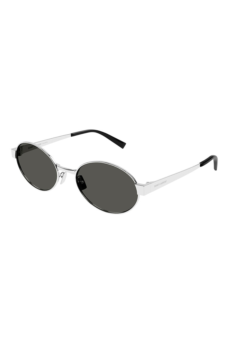 Saint Laurent Ochelari de soare ovali cu aspect metalic - Pled.ro