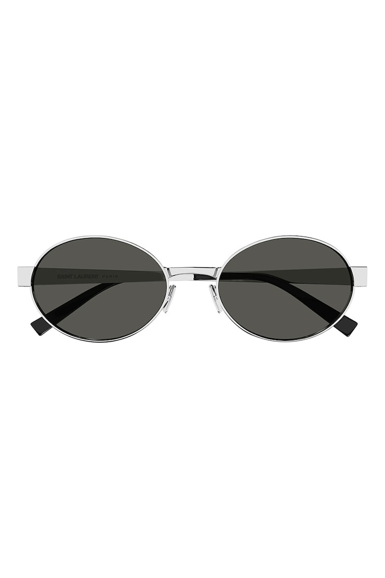 Saint Laurent Ochelari de soare ovali cu aspect metalic - Pled.ro