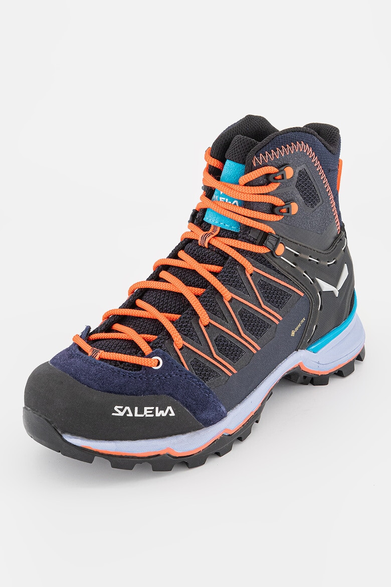 SALEWA Ghete mid-cut cu garnituri de piele pentru drumetii Trainer Lite - Pled.ro