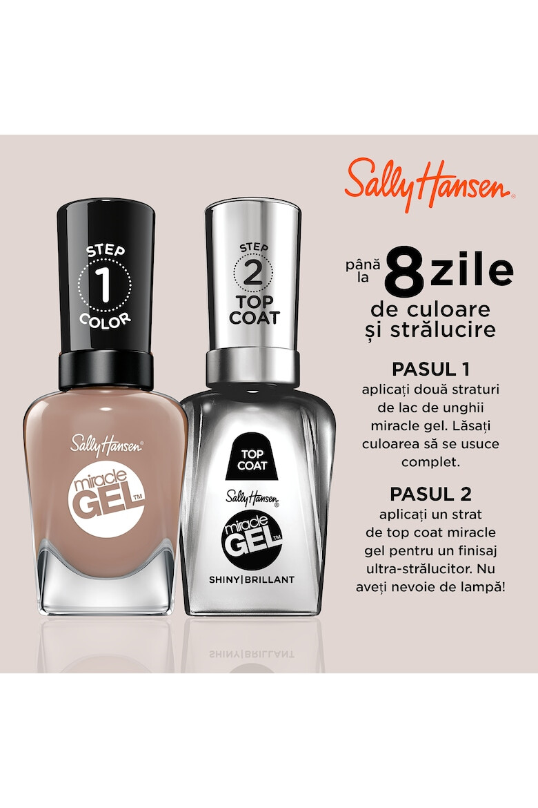 Sally Hansen Lac de unghii Miracle Gel Mocha Me Crazy 212 147 ml - Pled.ro