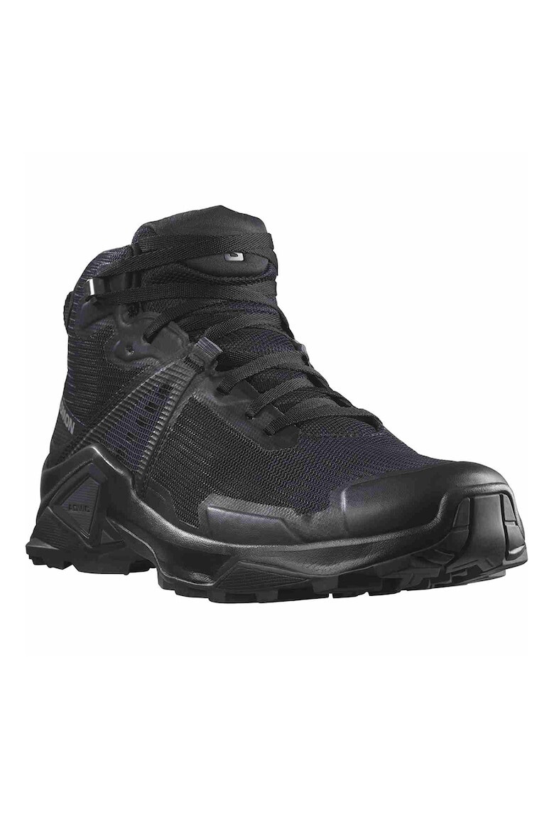 Salomon Pantofi mid-high cu garnituri din plasa pentru drumetii X Raise 2 - Pled.ro