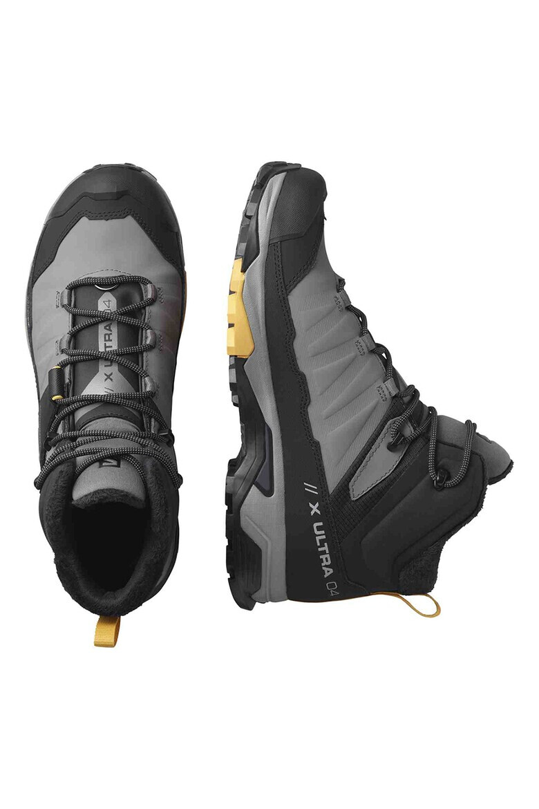 Salomon Pantofi mid-high din piele cu detalii logo pentru drumetii X Ultra - Pled.ro