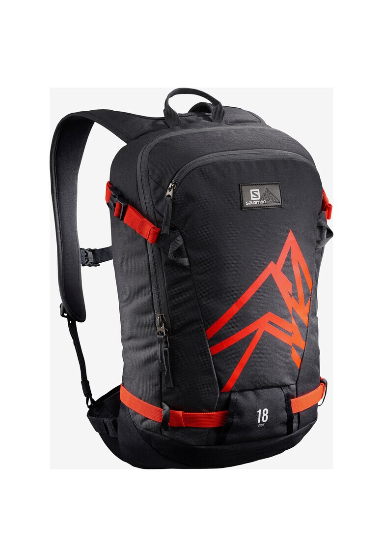 Salomon Rucsac sport Side 18 Unisex Ebony/Cherry To One size - Pled.ro