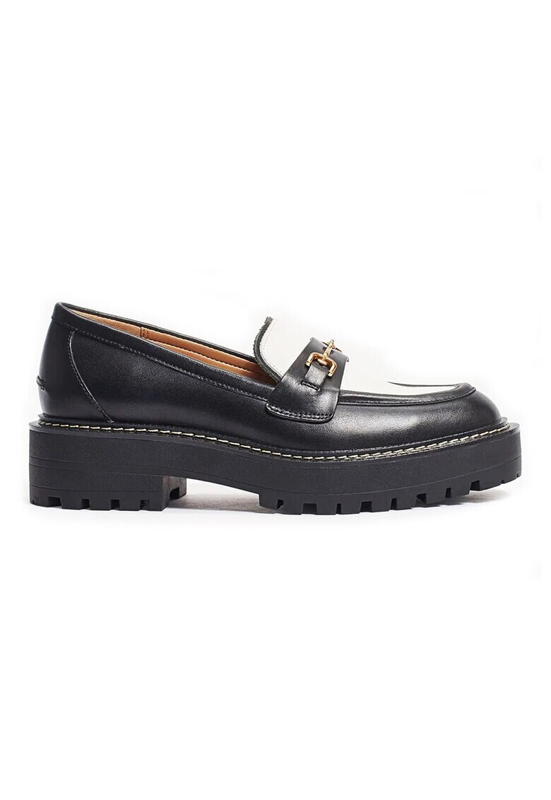 Sam Edelman Pantofi loafer din piele cu toc masiv Laurs - Pled.ro