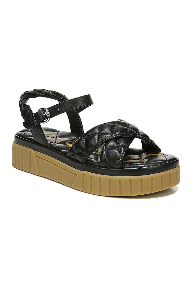 Sam Edelman Sandale flatform de piele cu aspect matlasat Gavril - Pled.ro