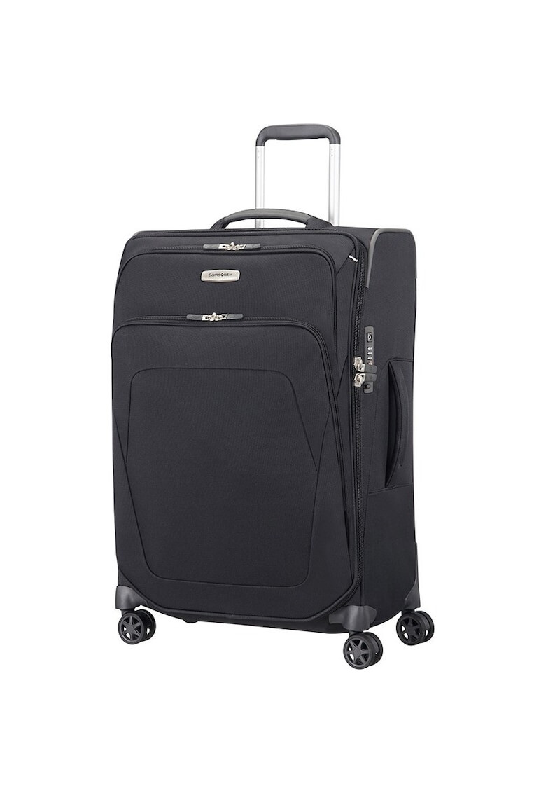 Samsonite Troller Spark SNG Expandabil Black 4 roti 67 cm - Pled.ro