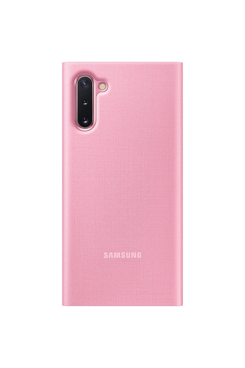 Samsung Husa de protectie LED View pentru Galaxy Note 10 Pink - Pled.ro