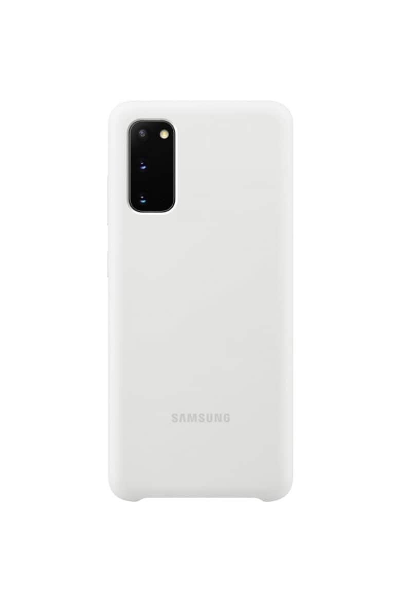 Samsung Husa de protectie Silicone Cover pentru Galaxy S20 White - Pled.ro