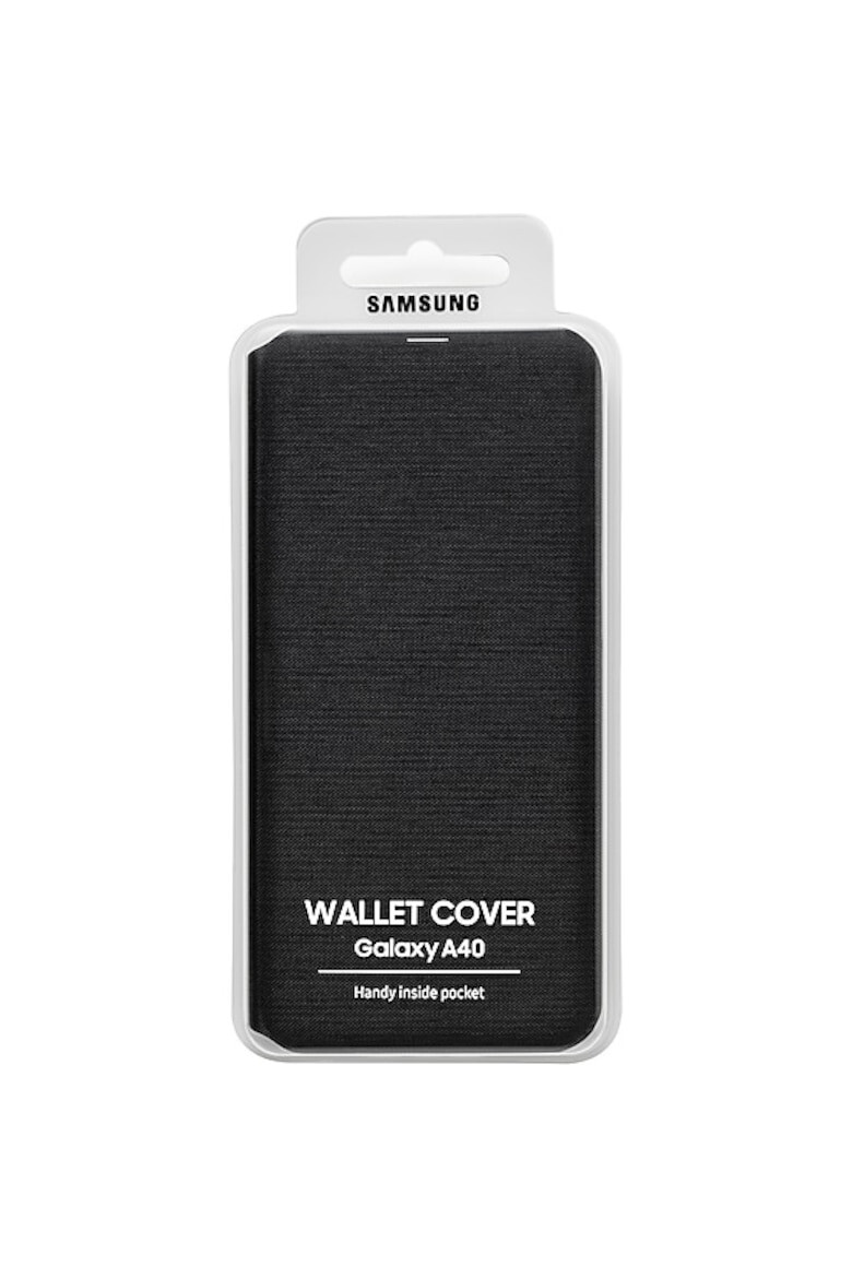 Samsung Husa de protectie Wallet Cover pentru Galaxy A40 (2019) Black - Pled.ro