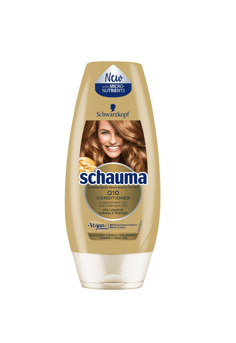 Schauma Balsam Q10 pentru par fragil si cu tendinta de subtiere 200 ml - Pled.ro