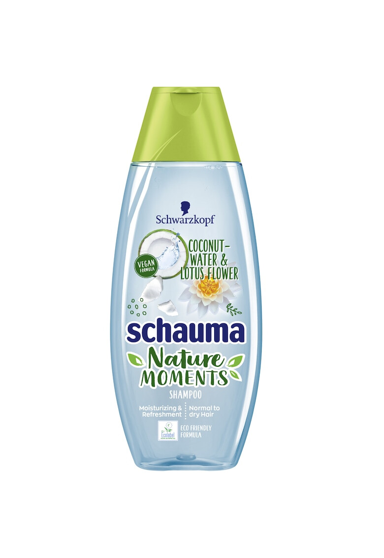 Schauma Sampon Nature Moments Coconut Water pentru par uscat si foarte uscat 400 ml - Pled.ro