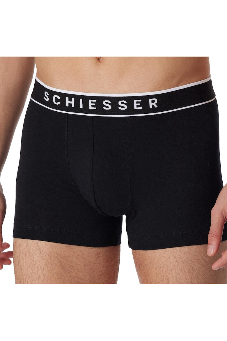 Schiesser Set de boxeri cu banda logo in talie -5 perechi - Pled.ro