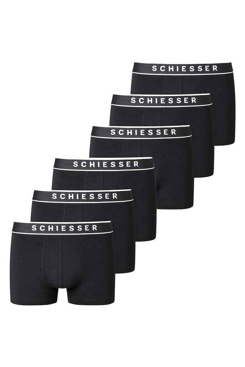 Schiesser Set de boxeri cu banda logo in talie -5 perechi - Pled.ro