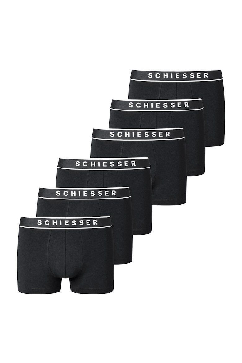 Schiesser Set de boxeri cu banda logo in talie -5 perechi - Pled.ro