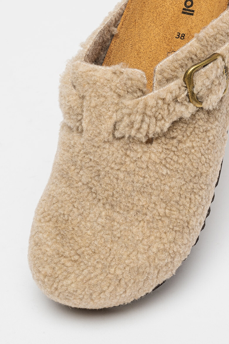 Scholl Papuci de blana shearling sintetica Fae New - Pled.ro