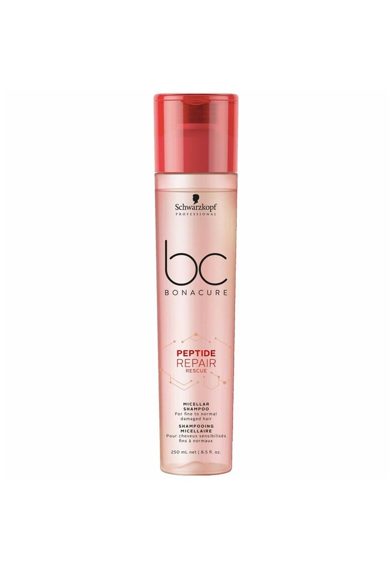 Schwarzkopf Professional Sampon micelar BC Bonacure Peptide Repair Rescue Deep Nourishing Micellar cu efect hidratant pentru parul deteriorat 250 ml - Pled.ro