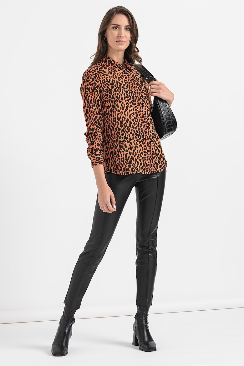 Scotch & Soda Camasa regular fit cu animal print - Pled.ro