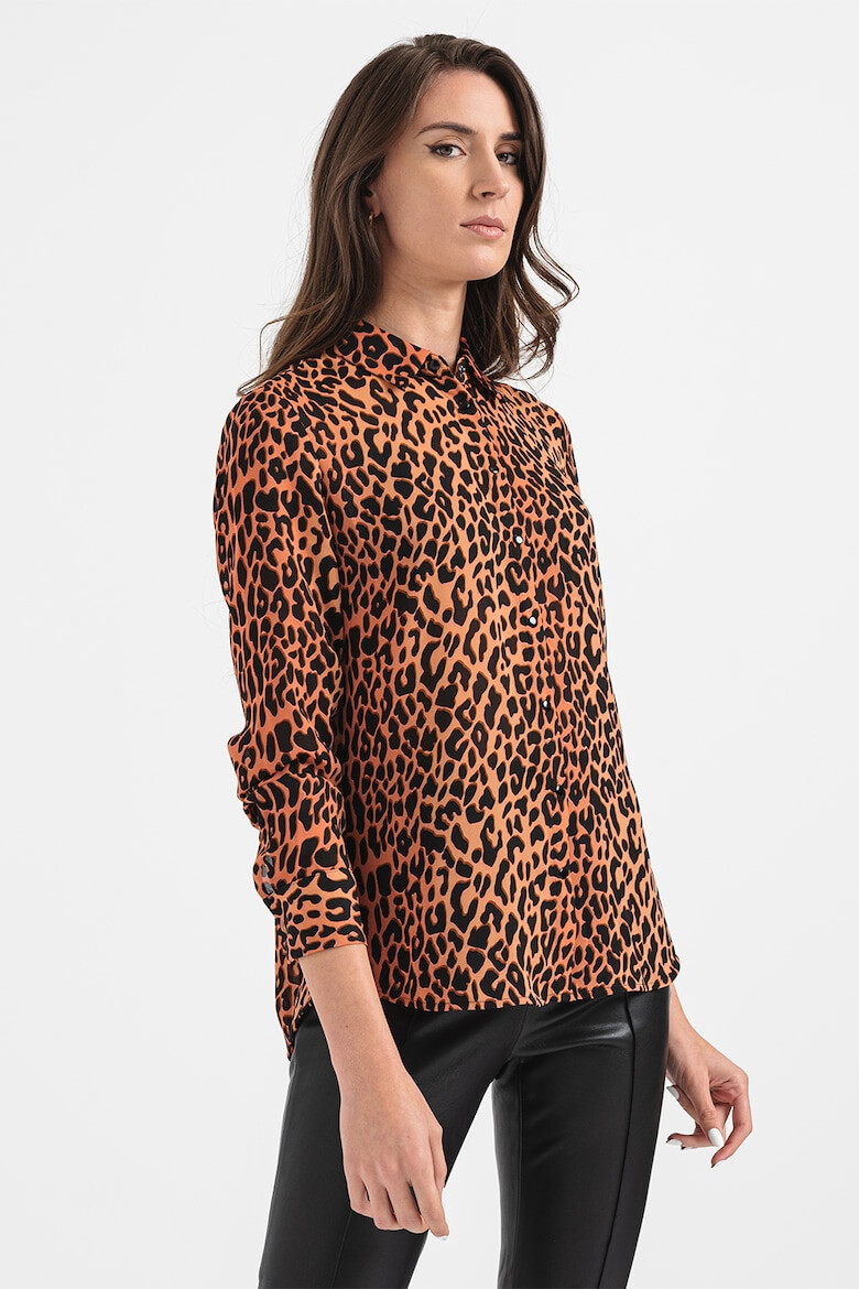 Scotch & Soda Camasa regular fit cu animal print - Pled.ro