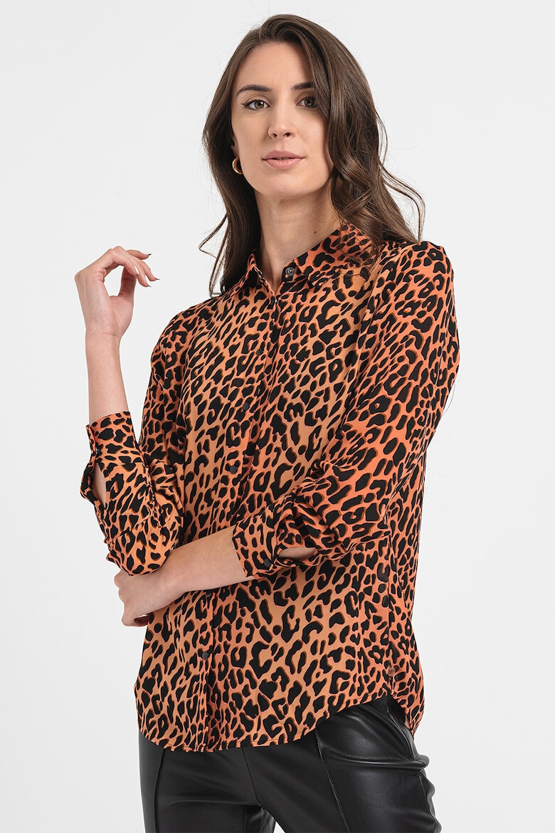 Scotch & Soda Camasa regular fit cu animal print - Pled.ro