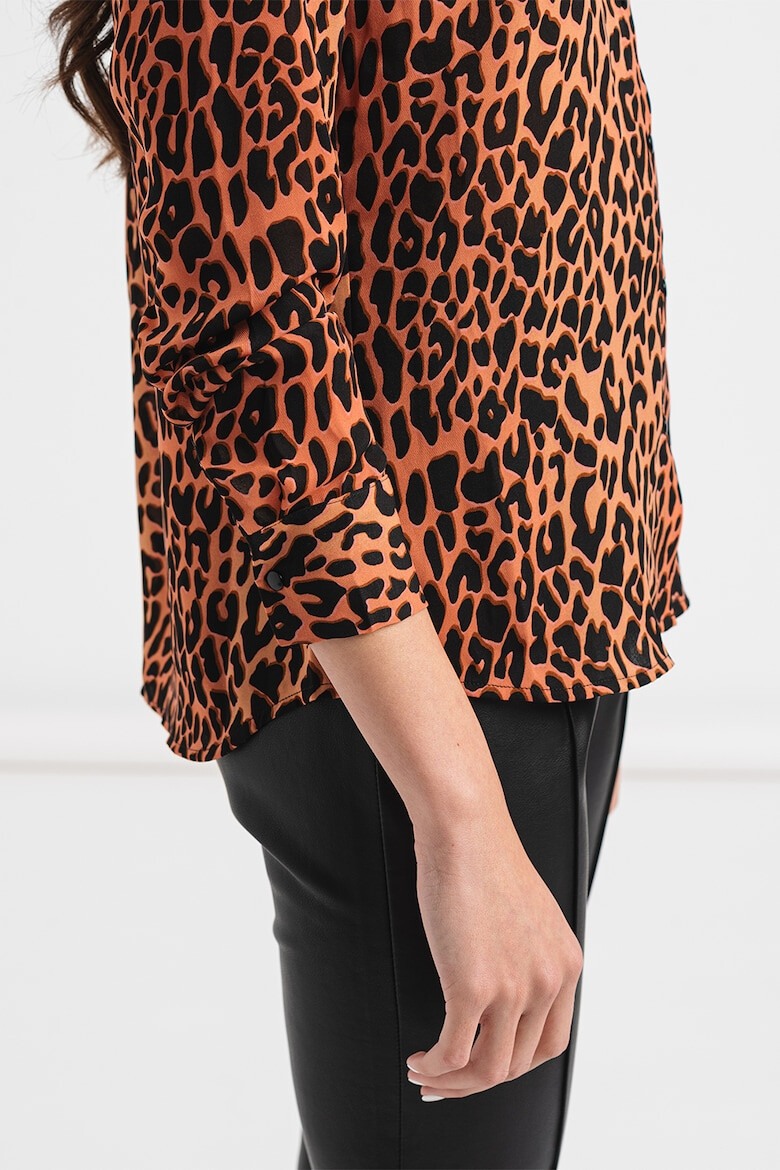 Scotch & Soda Camasa regular fit cu animal print - Pled.ro