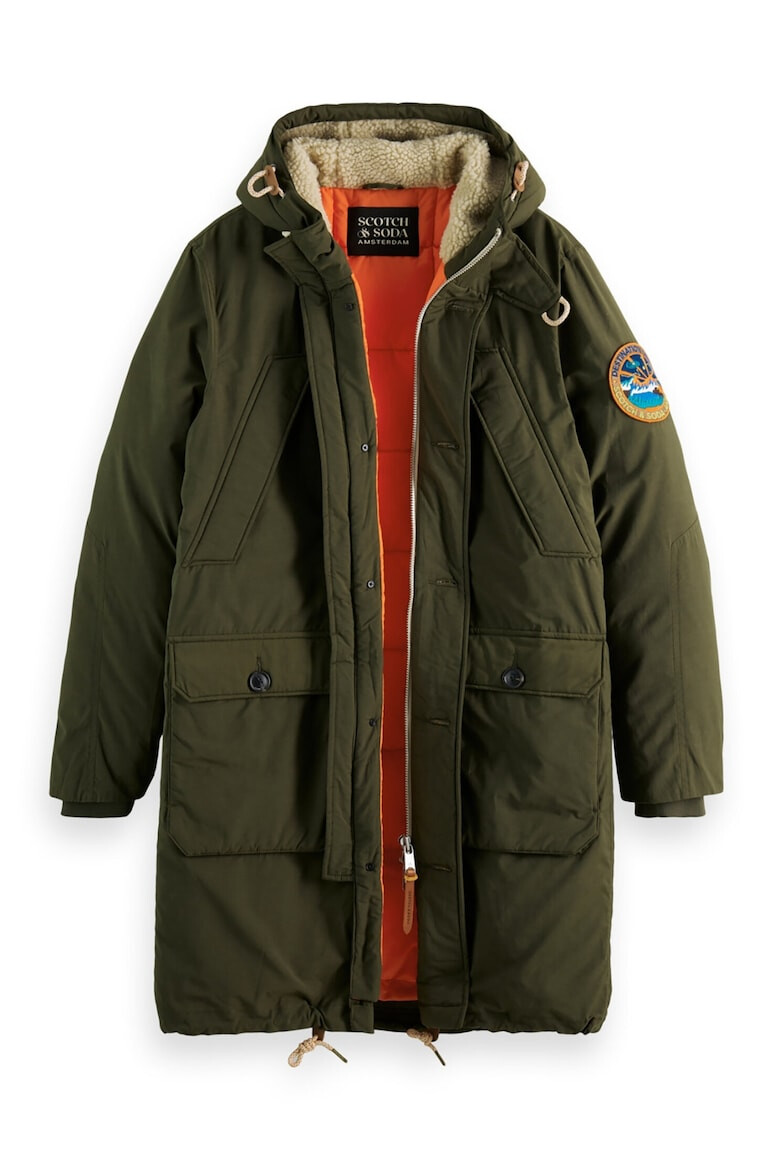 Scotch & Soda Geaca parka barbati Bumbac/Poliester - Pled.ro