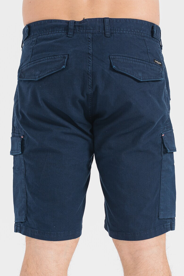 Scotch & Soda Pantaloni cargo scurti din amestec de bumbac - Pled.ro