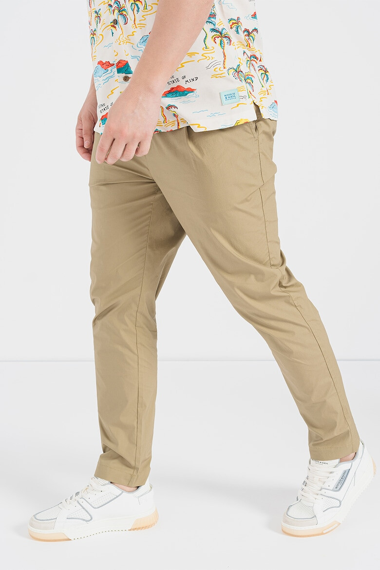 Scotch & Soda Pantaloni chino din amestec de bumbac organic - Pled.ro