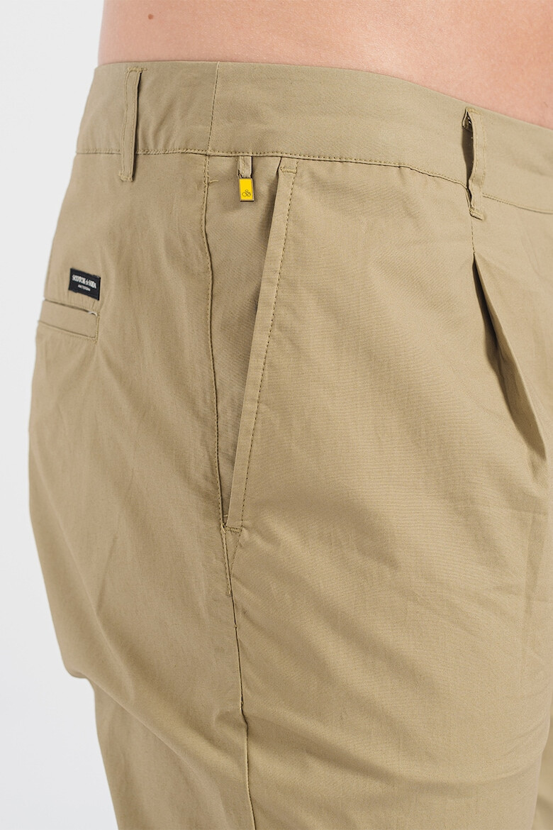 Scotch & Soda Pantaloni chino din amestec de bumbac organic - Pled.ro