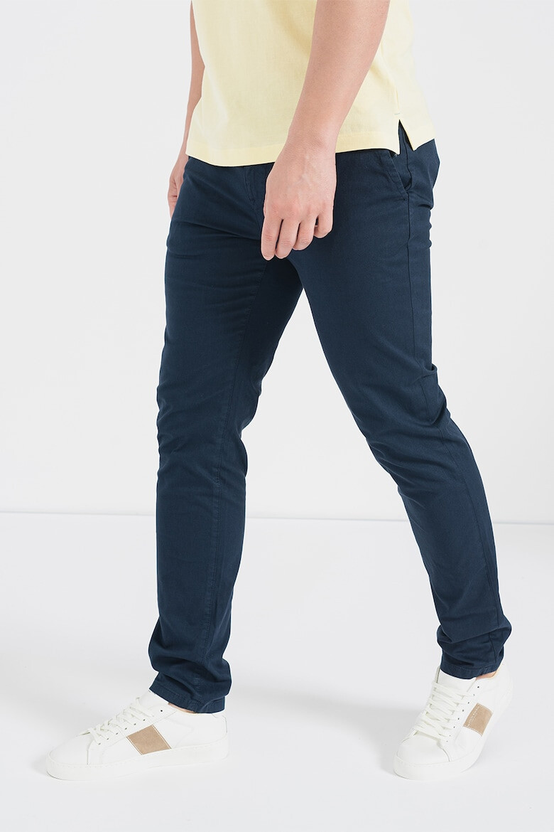 Scotch & Soda Pantaloni chino din amestec de bumbac organic - Pled.ro