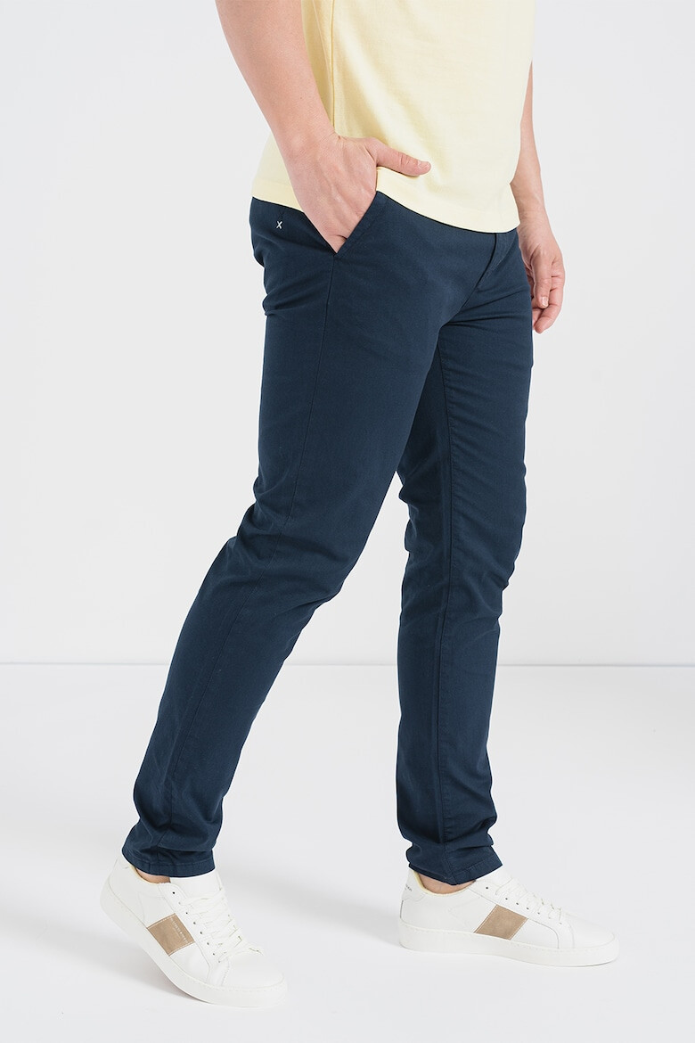 Scotch & Soda Pantaloni chino din amestec de bumbac organic - Pled.ro