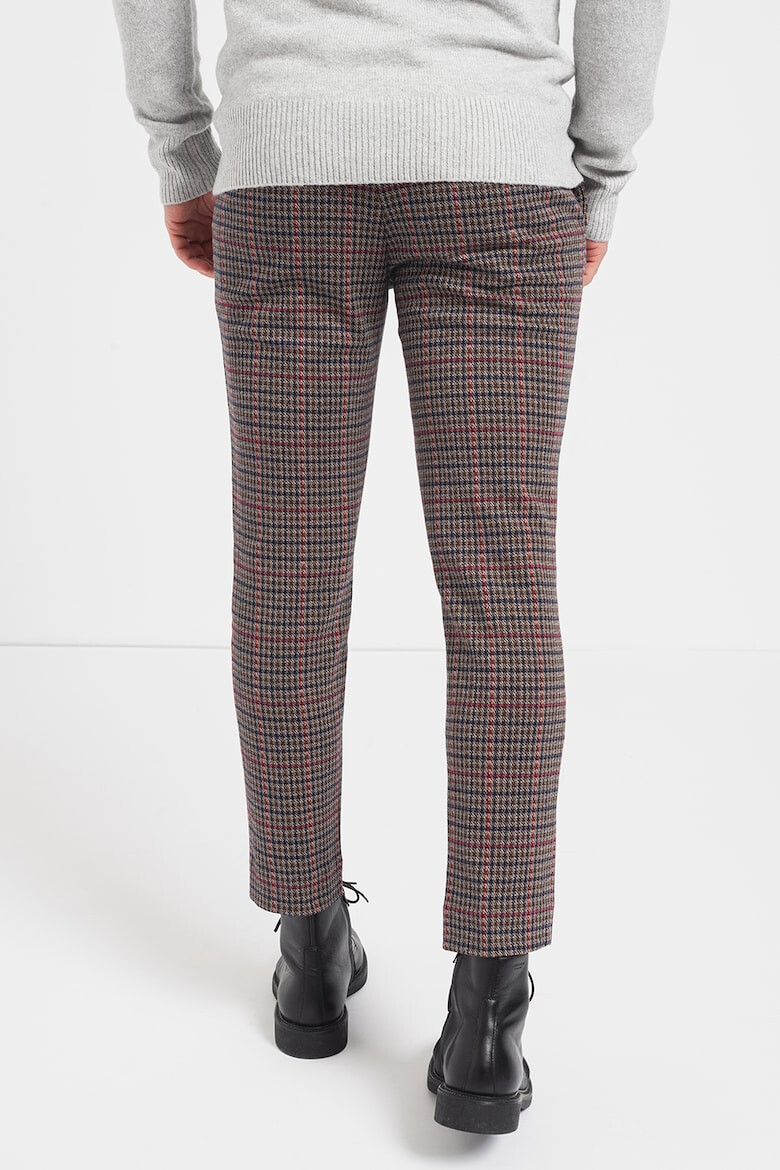 Scotch & Soda Pantaloni cu imprimeu houndstooth - Pled.ro