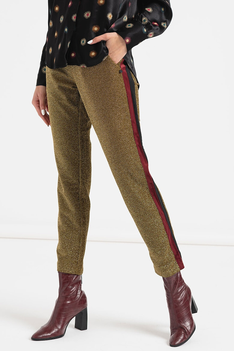 Scotch & Soda Pantaloni cu model stralucitor - Pled.ro