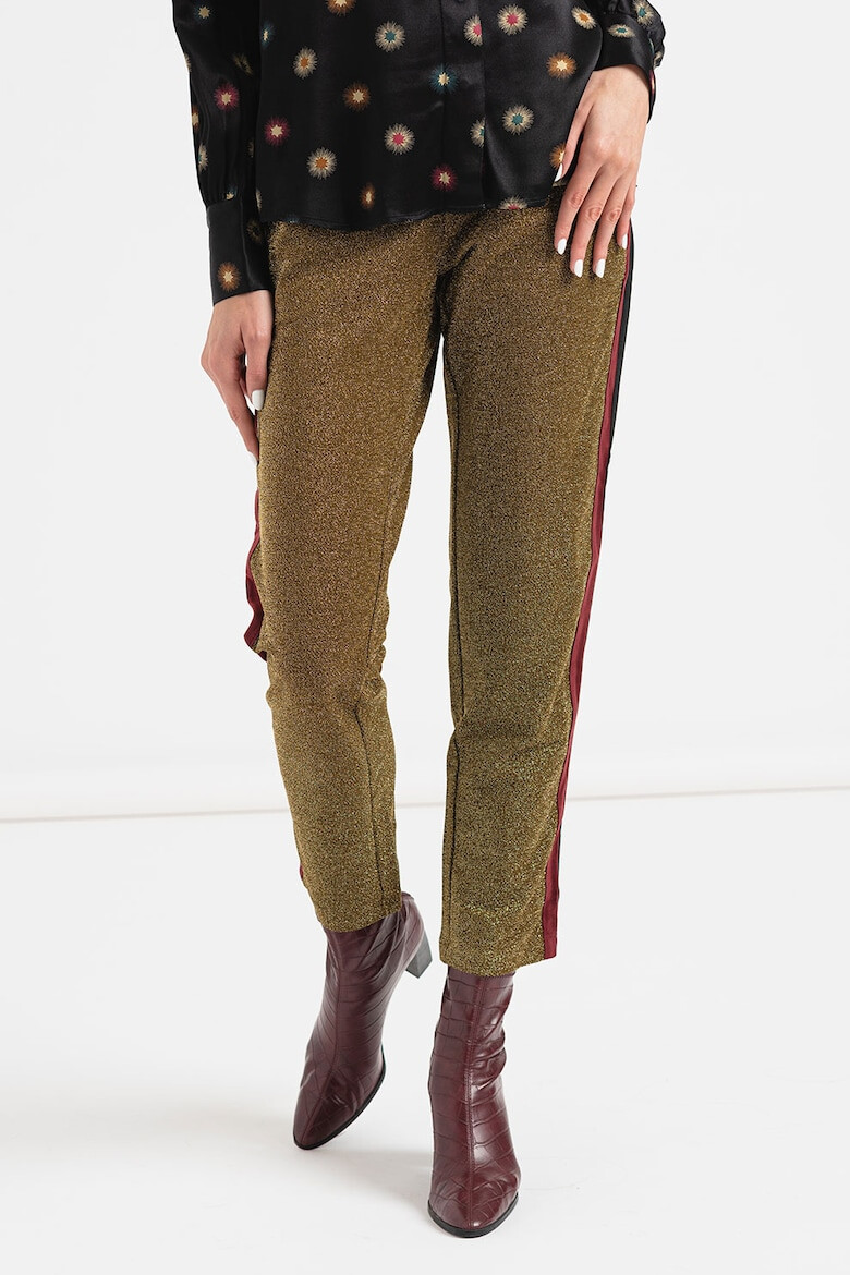 Scotch & Soda Pantaloni cu model stralucitor - Pled.ro