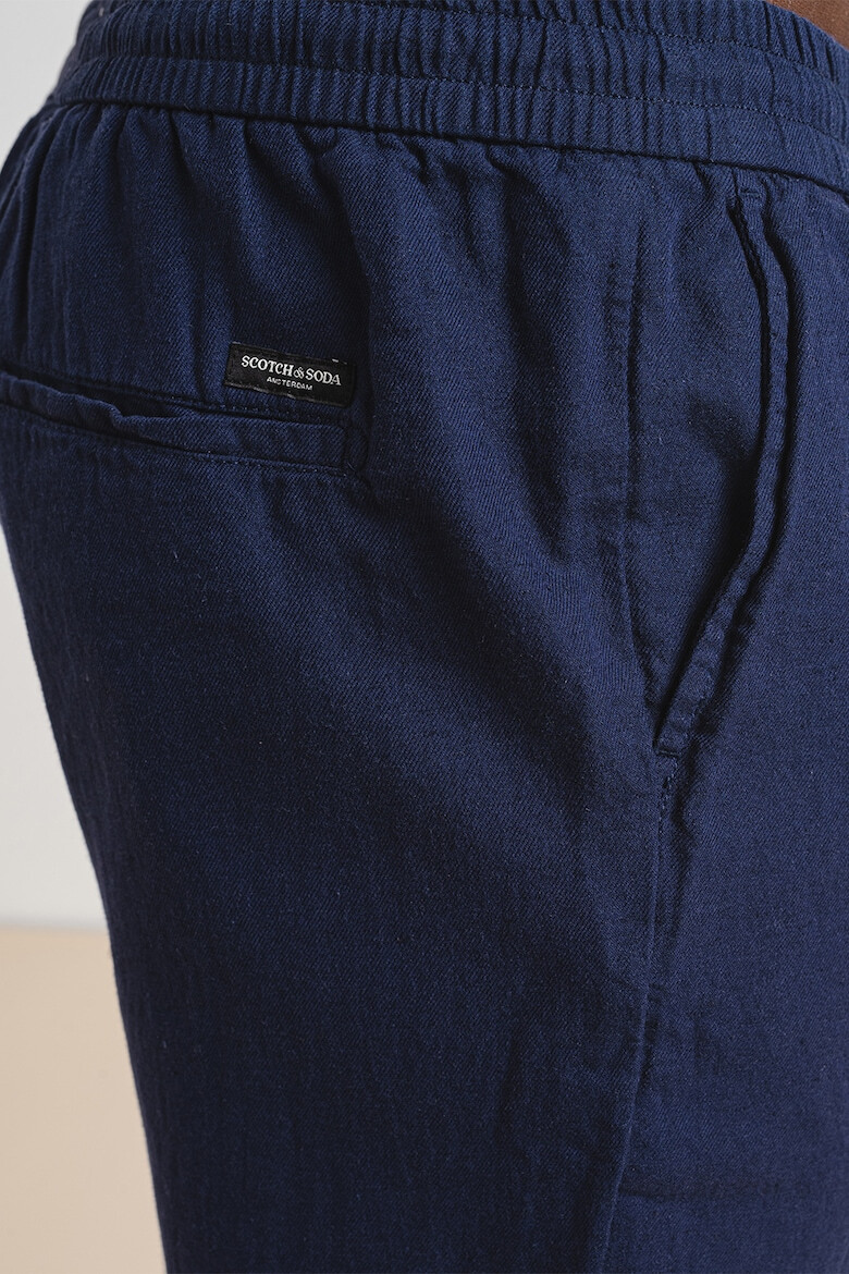 Scotch & Soda Pantaloni drepti din amestec de in Warren - Pled.ro