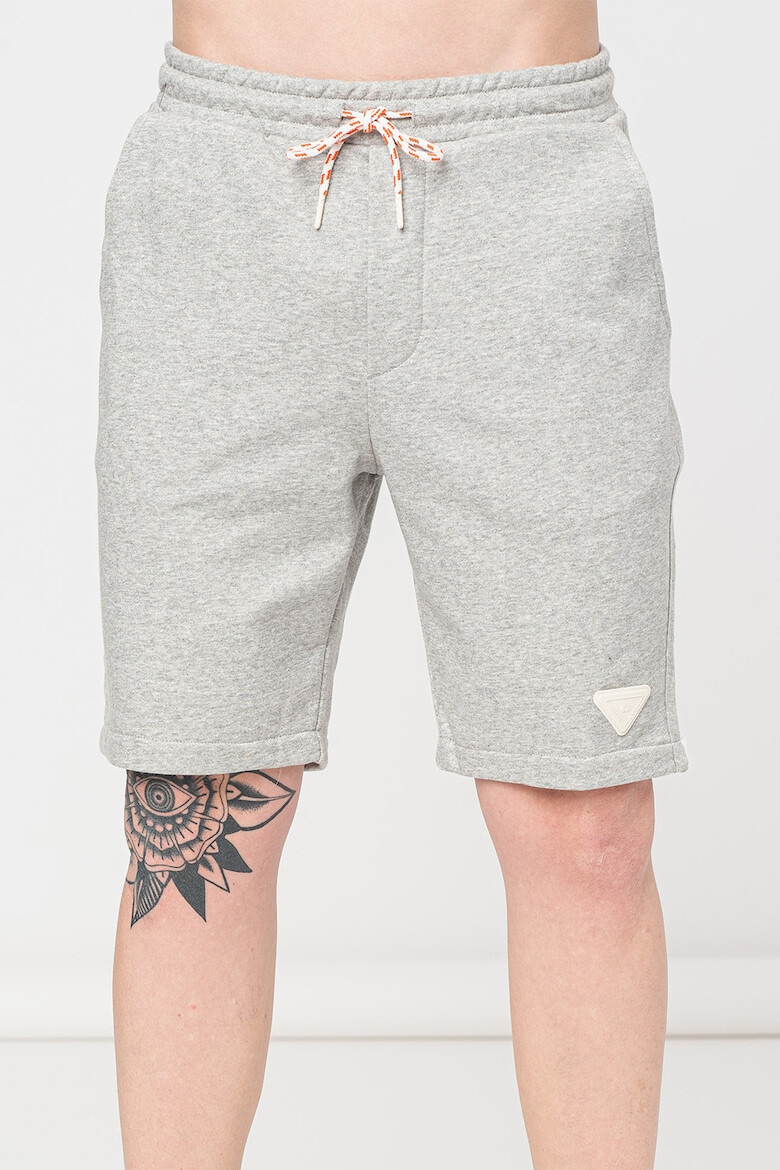 Scotch & Soda Pantaloni scurti de bumbac organic cu aplicatie logo - Pled.ro