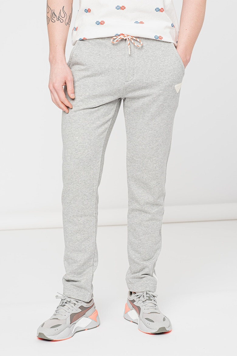 Scotch & Soda Pantaloni sport de bumbac organic cu benzi laterale contrastante - Pled.ro