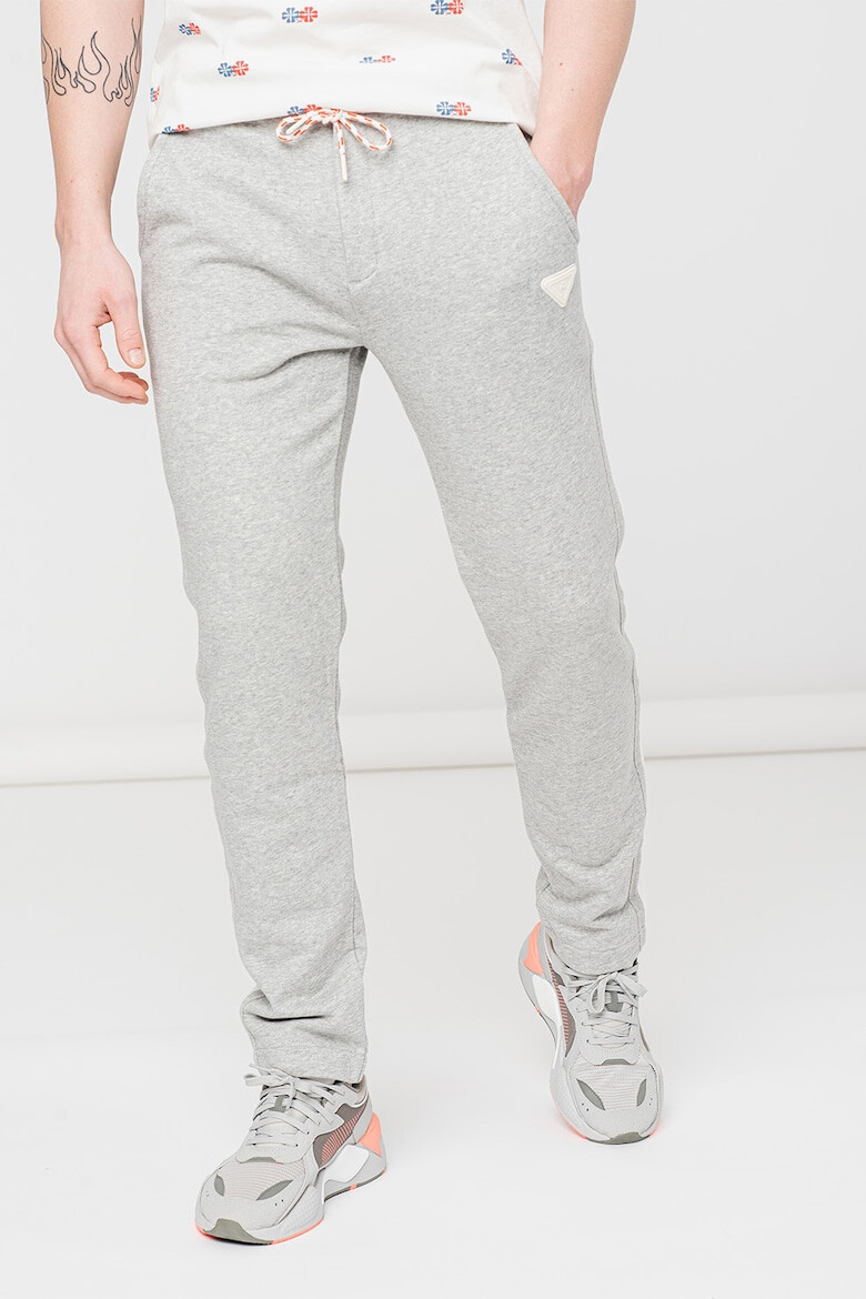 Scotch & Soda Pantaloni sport de bumbac organic cu benzi laterale contrastante - Pled.ro