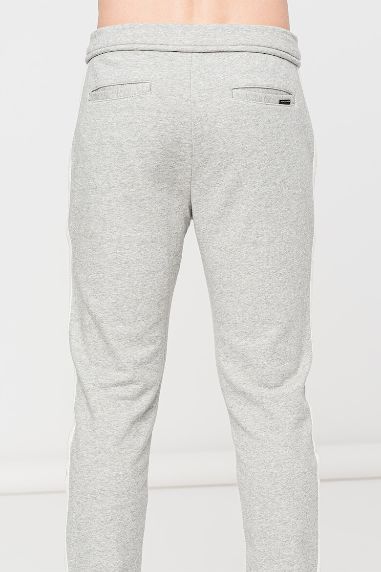 Scotch & Soda Pantaloni sport de bumbac organic cu benzi laterale contrastante - Pled.ro