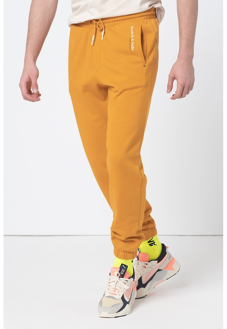 Scotch & Soda Pantaloni sport de bumbac organic cu snur - Pled.ro