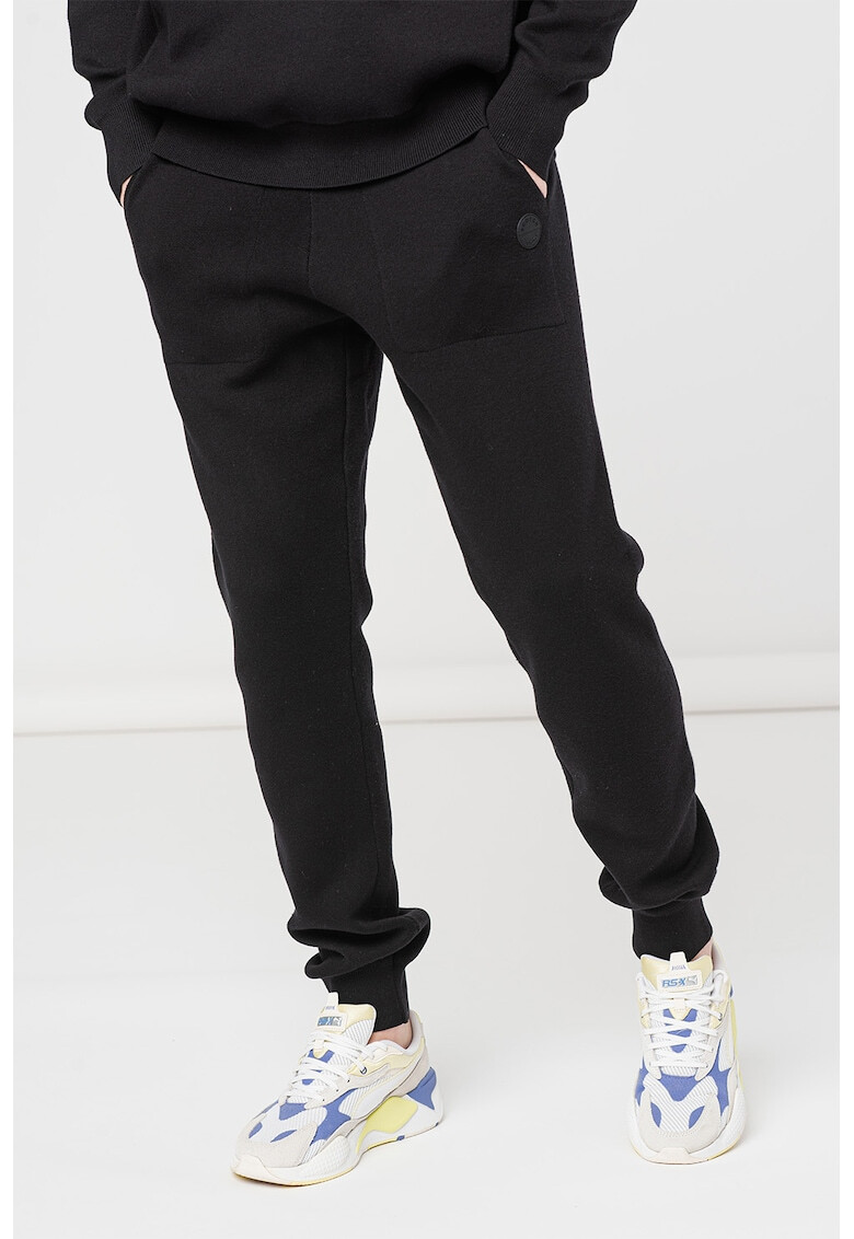 Scotch & Soda Pantaloni sport din amestec de lana cu buzunare aplicate - Pled.ro