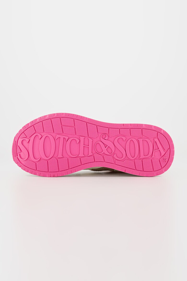 Scotch & Soda Pantofi sport cu garnituri de piele si piele intoarsa - Pled.ro