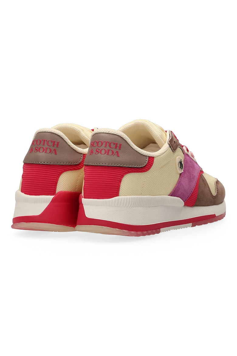 Scotch & Soda Pantofi sport cu model colorblock si garnituri de piele intoarsa - Pled.ro