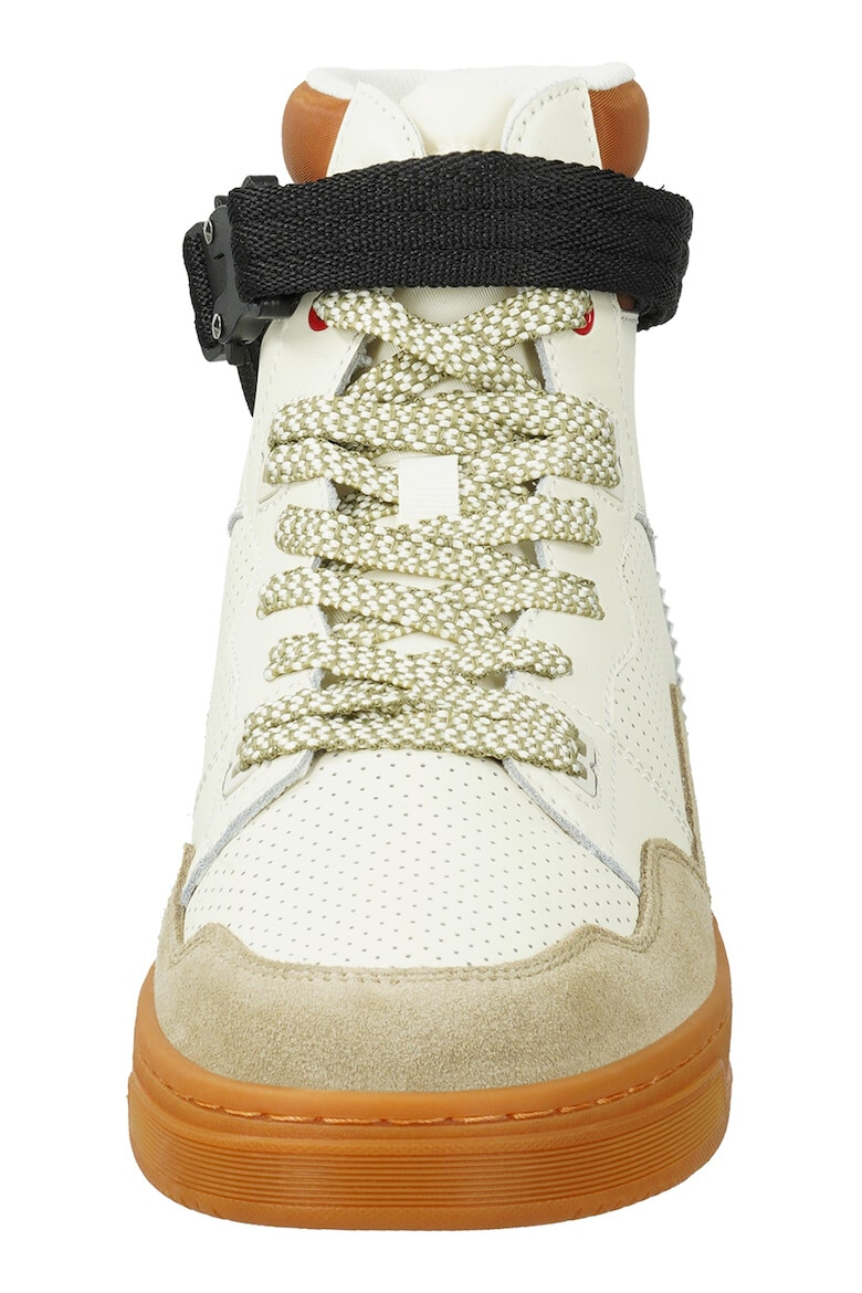 Scotch & Soda Pantofi sport inalti de piele si piele intoarsa - Pled.ro