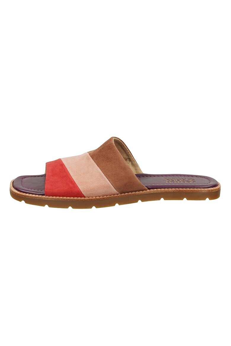 Scotch & Soda Papuci de piele intoarsa cu model colorblock - Pled.ro