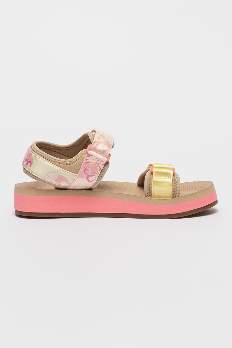 Scotch & Soda Sandale cu velcro si model floral Lydia - Pled.ro