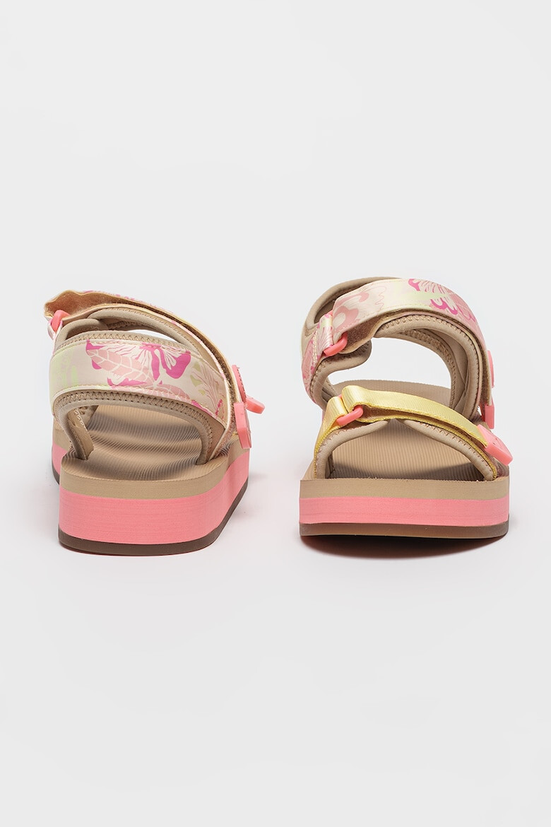 Scotch & Soda Sandale cu velcro si model floral Lydia - Pled.ro