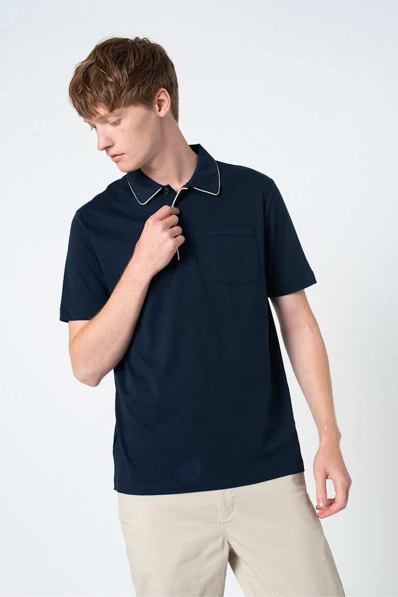 Scotch & Soda Tricou polo cu buzunar pe piept - Pled.ro